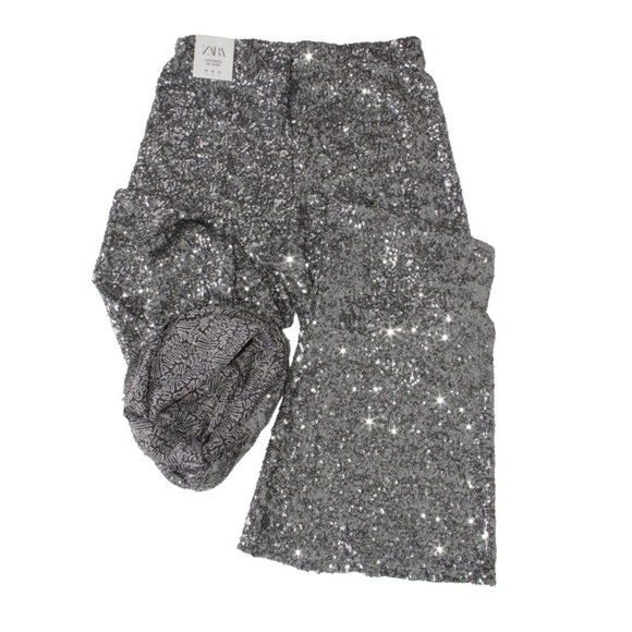 {Zara} Sequin Flared Legging Pants • XS, S - Picture 15 of 15